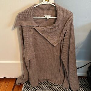 Haven Sweater with Button Neck Detailing  🪵